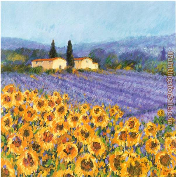 Hazel Barker Lavender and Sunflowers Provence